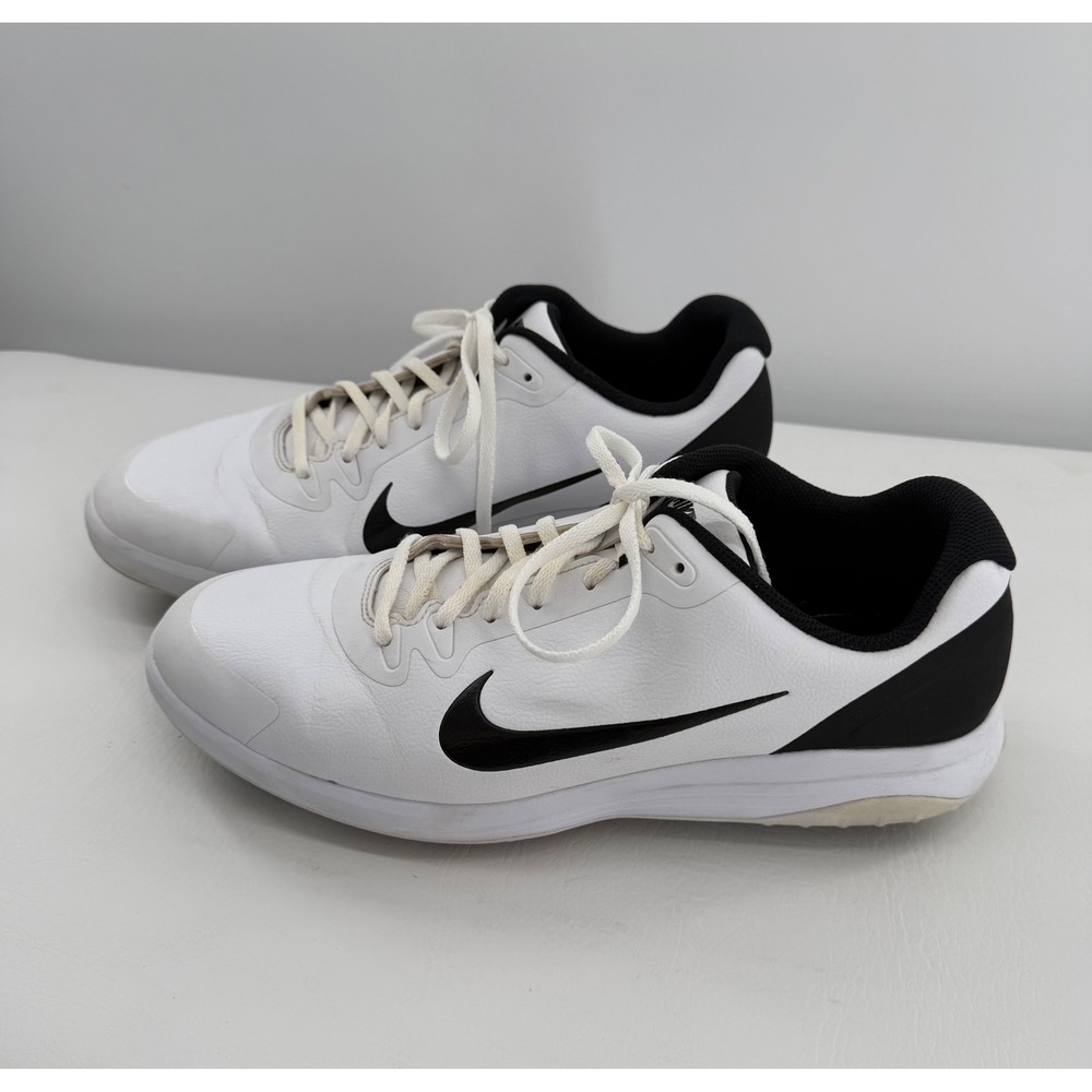Nike Roshe G Golf Shoes Mens 13 W White Black CT0535-101 Spikeless Wide